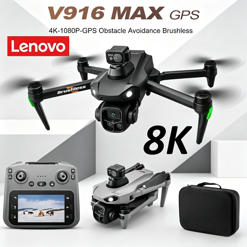 Drone Multispectral - Lenovo V916MAX Drone Profesional 8K HD