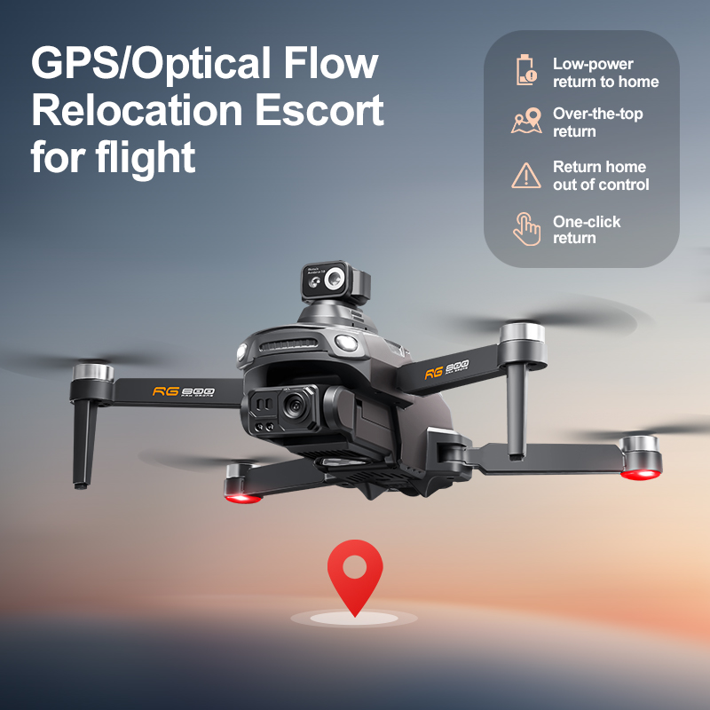 Drone RG800 MAX GPS Profesiona - Drone Surveying ulasan dan harga