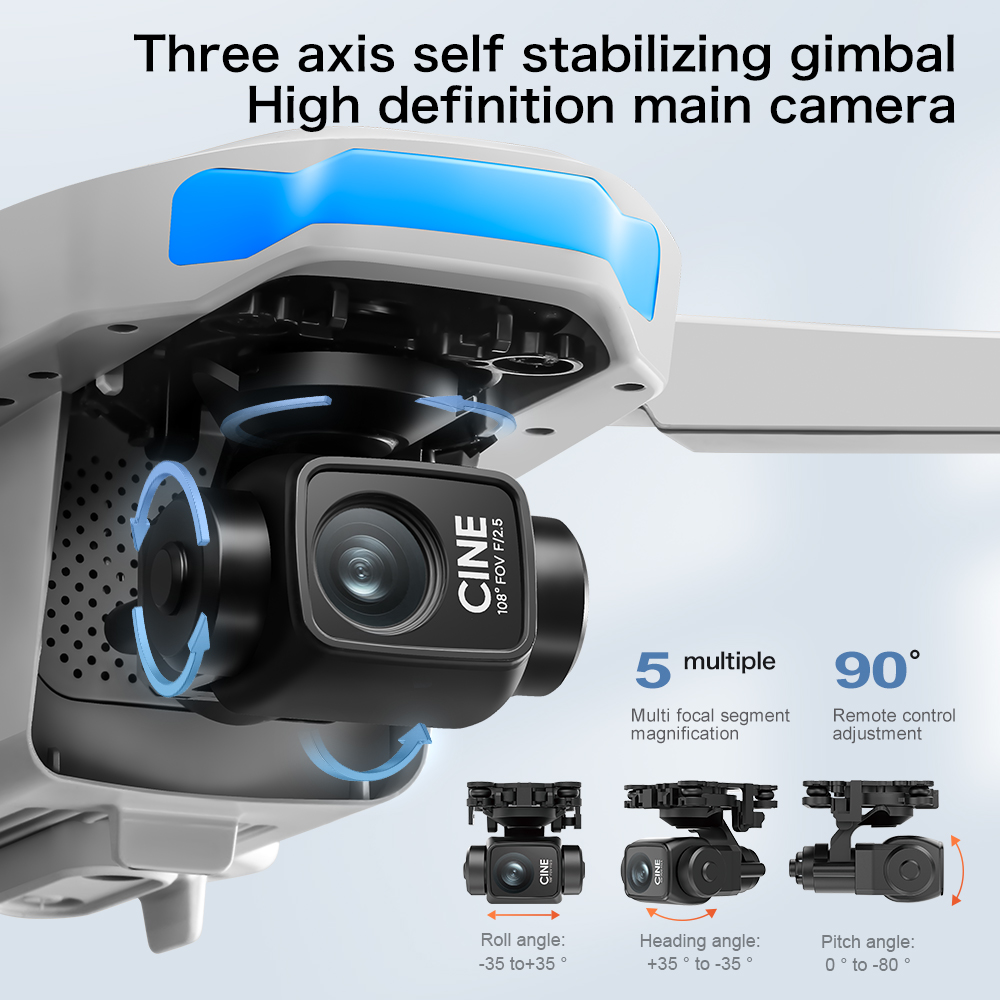 Drone GPS S-X1 MAX dengan Gimb - Drone Multispectral ulasan dan harga