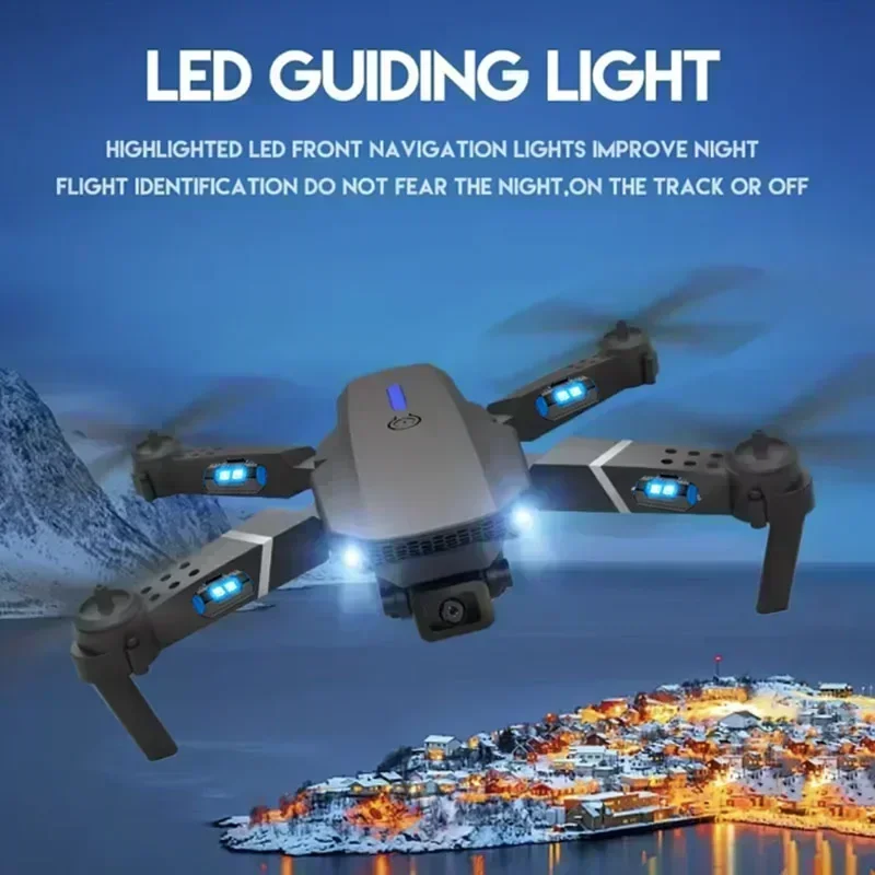 E88 Pro Drone FPV kamera sudut - Drone Aerial Photography ulasan dan harga