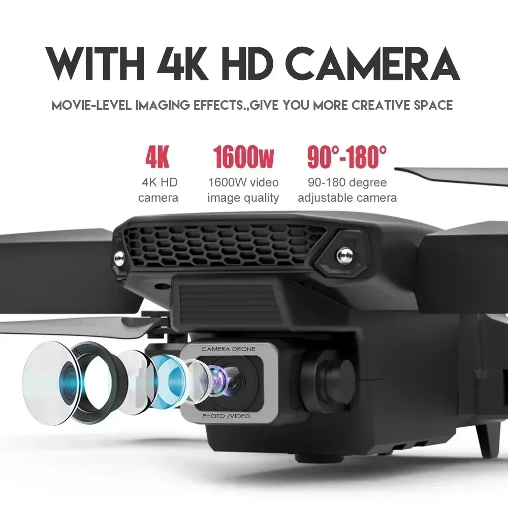 E88 Pro Drone FPV kamera sudut - Drone Aerial Photography ulasan dan harga