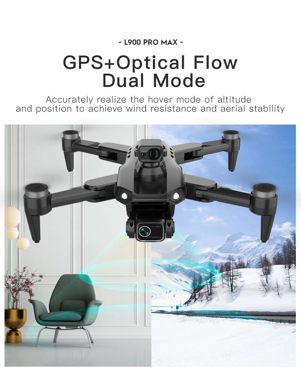 Drone LYZRC L900 PRO MAX denga - Drone Multispectral ulasan dan harga